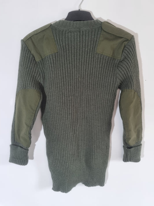 Grade 1 Olive Green Wool Jumper Pullover British Army