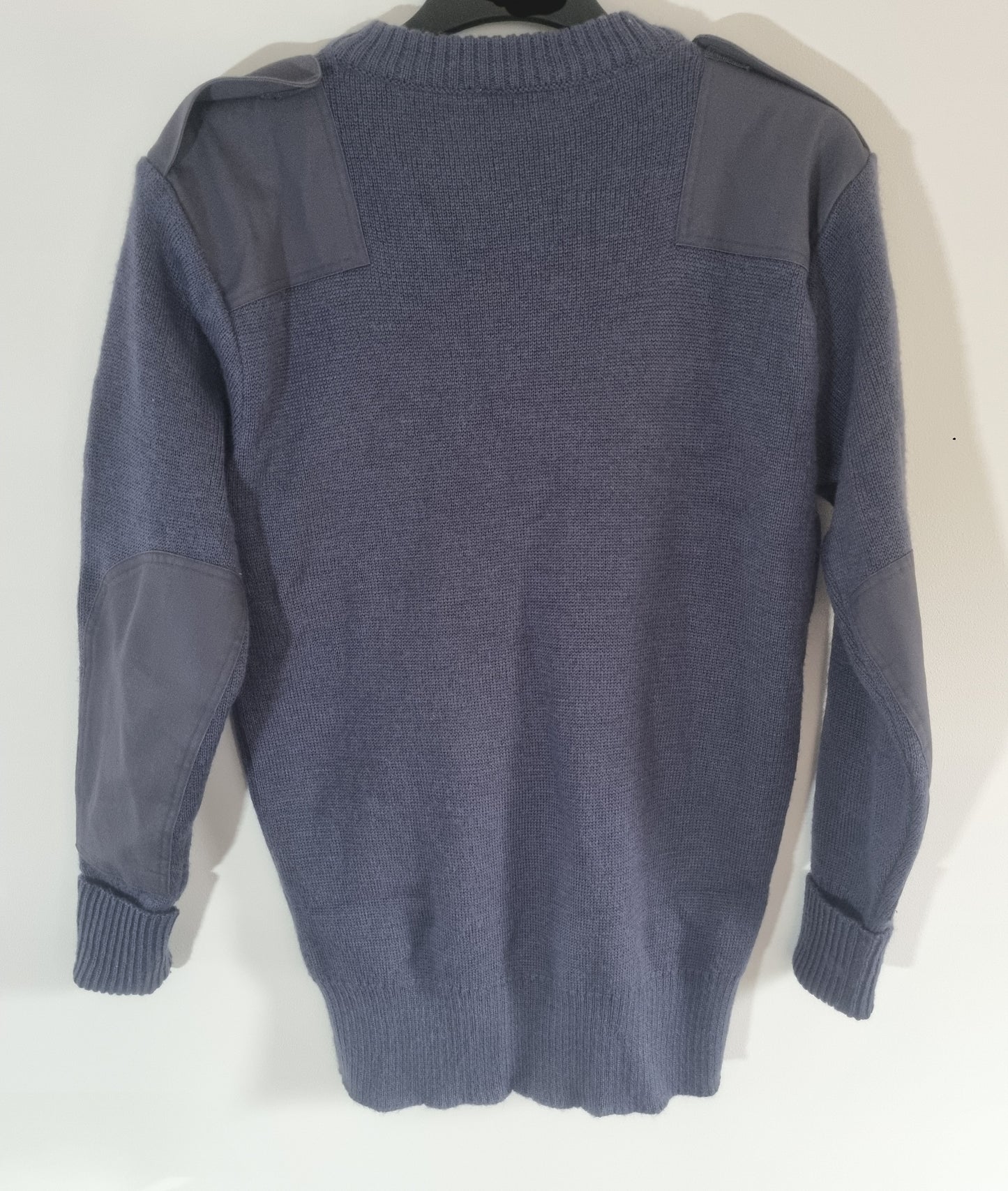 Grade 1 Cadet RAF Blue Wool Jumper Pullover V Neck