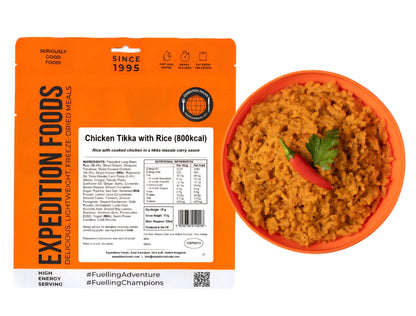 CHICKEN TIKKA WITH RICE | FREEZE-DRIED MEAL 800kcal