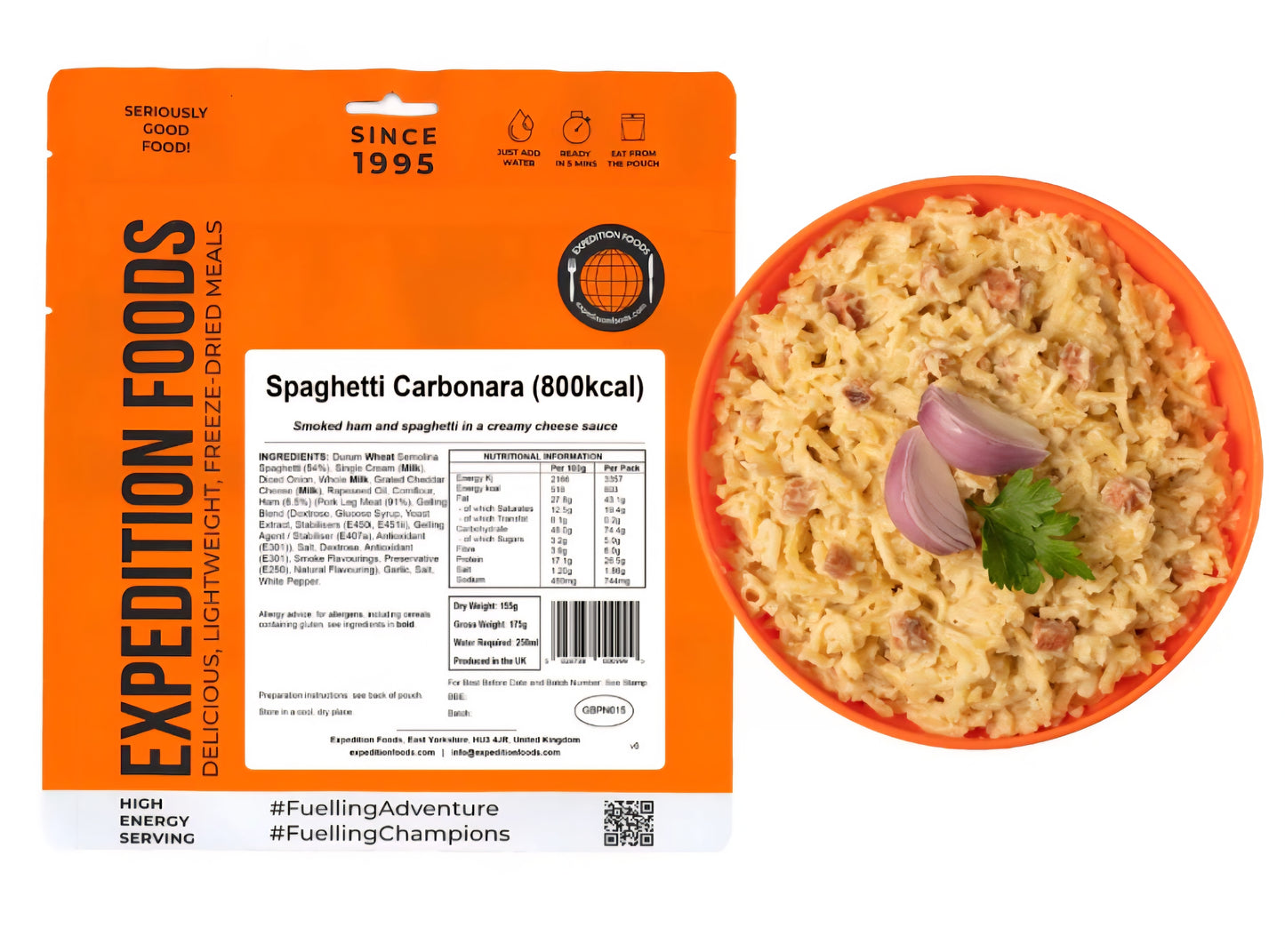SPAGHETTI CARBONARA | FREEZE-DRIED MEAL 800kcal