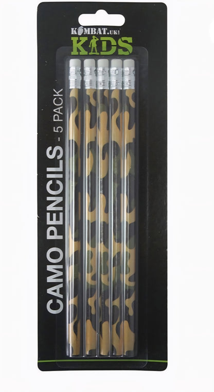 Kombat UK Camo Pencils - Pack Of 5