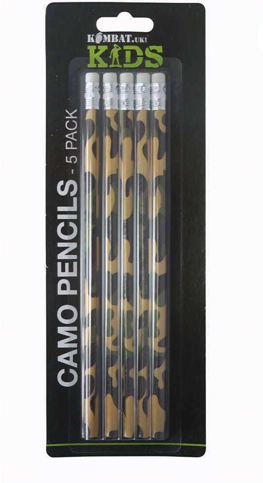 Kombat UK Camo Pencils - Pack Of 5
