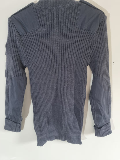 Grade 1 Cadet RAF Blue Wool Jumper Pullover Crew Neck