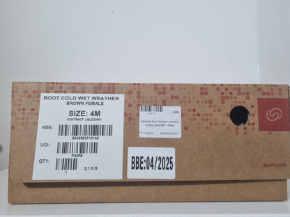 New Iturri Women's Cold Weather Boots Brown Size 4M