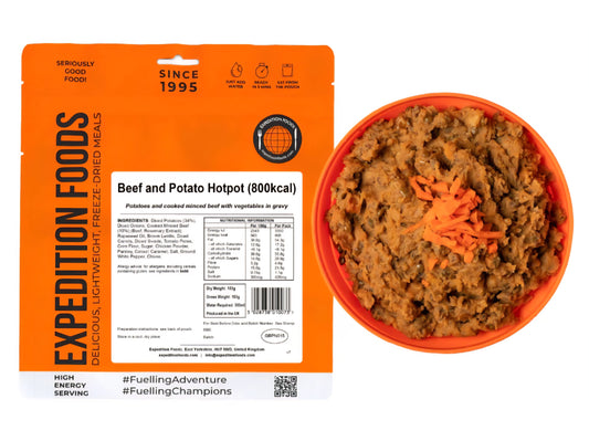 BEEF AND POTATO HOTPOT | FREEZE-DRIED MEAL 800kcal