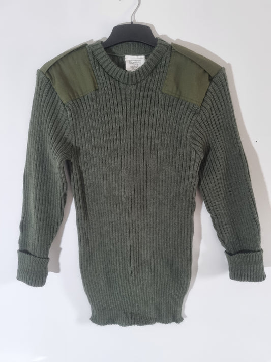 Grade 1 Olive Green Wool Jumper Pullover British Army